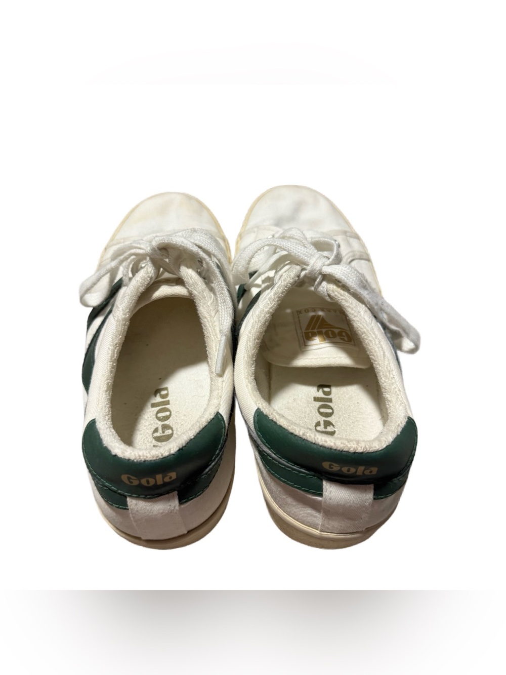 Gola Mark Cox Sneaker Women's 7 Tennis Shoe Lace Up Low Top Canvas Preppy - Picture 5 of 6